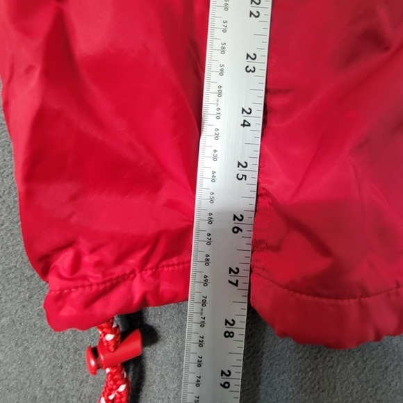 EUC Cape Cod Massachusett Windbreaker Jacket Red Navy Blue 1/4 Zip Pullover Med - Picture 6 of 7